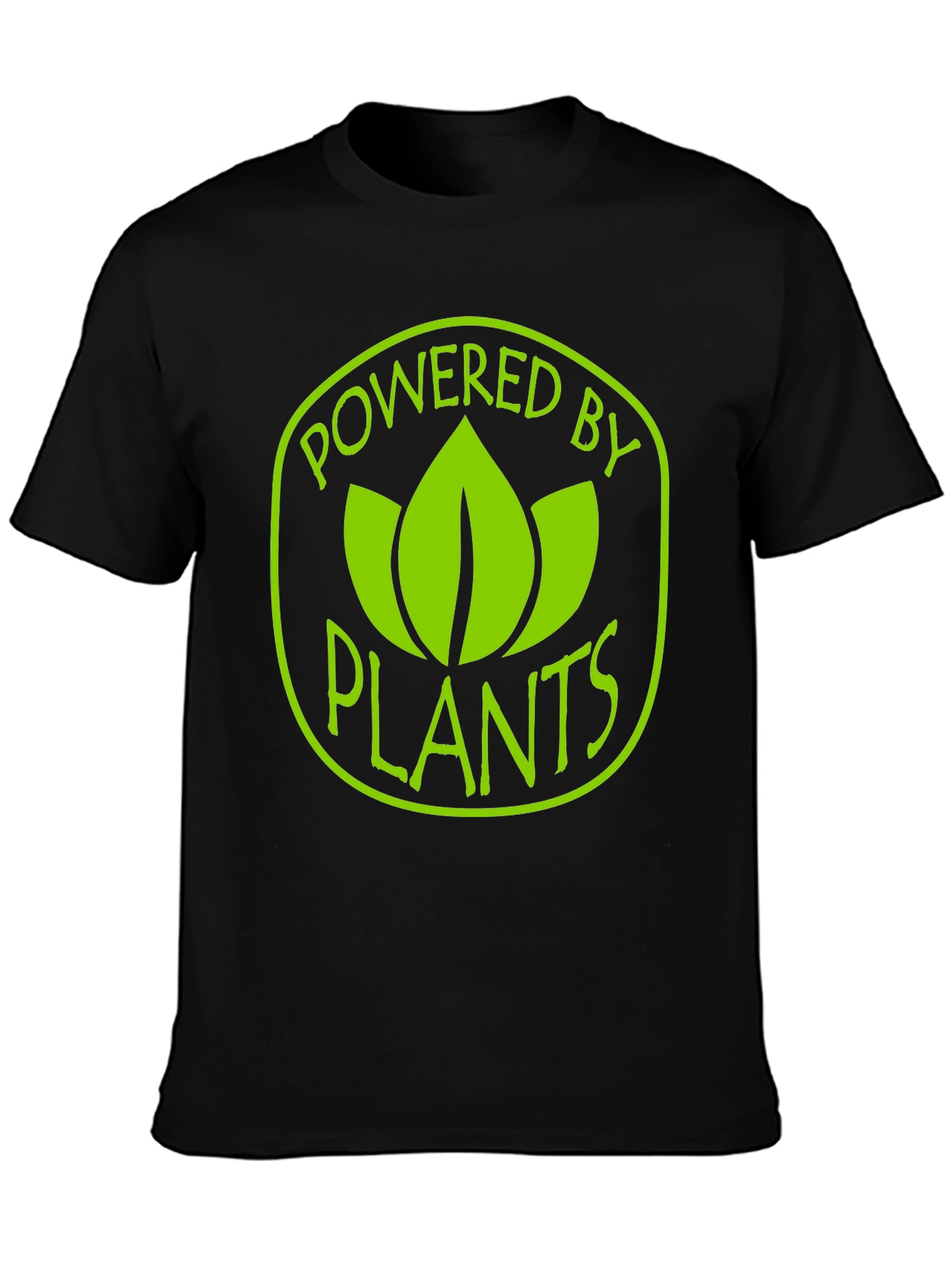Powered By Plants T-Shirt - Vegan Lifestyle Tee