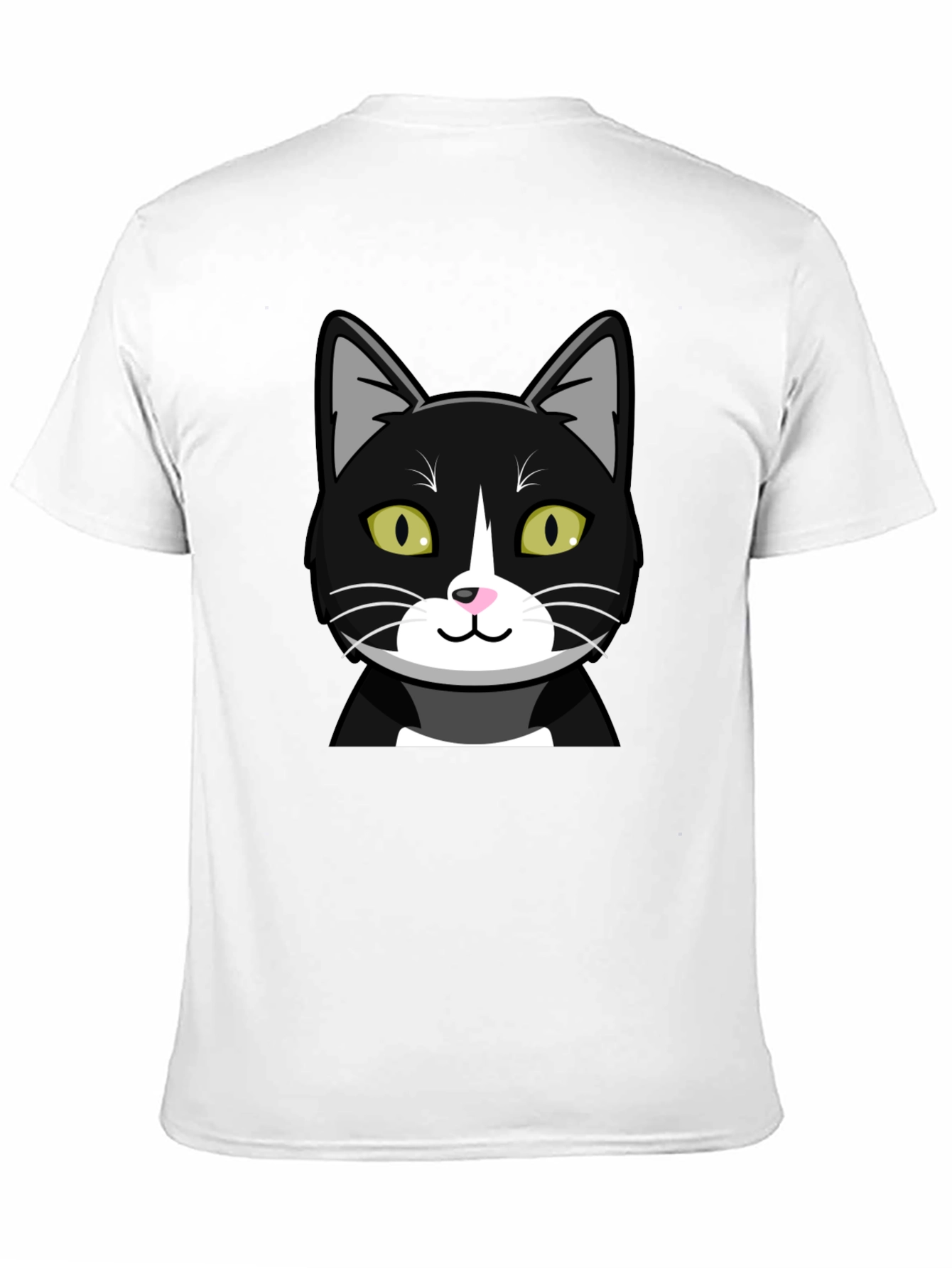 Black Cat Graphic T-Shirt - Mens Crew Neck Tee