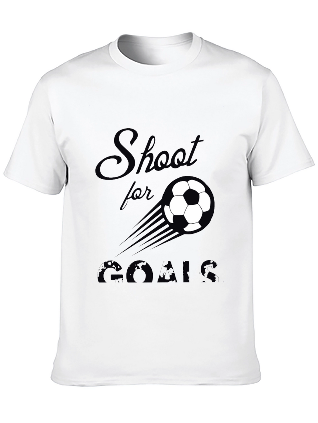 Shoot for GOALS Soccer Graphic T-Shirt