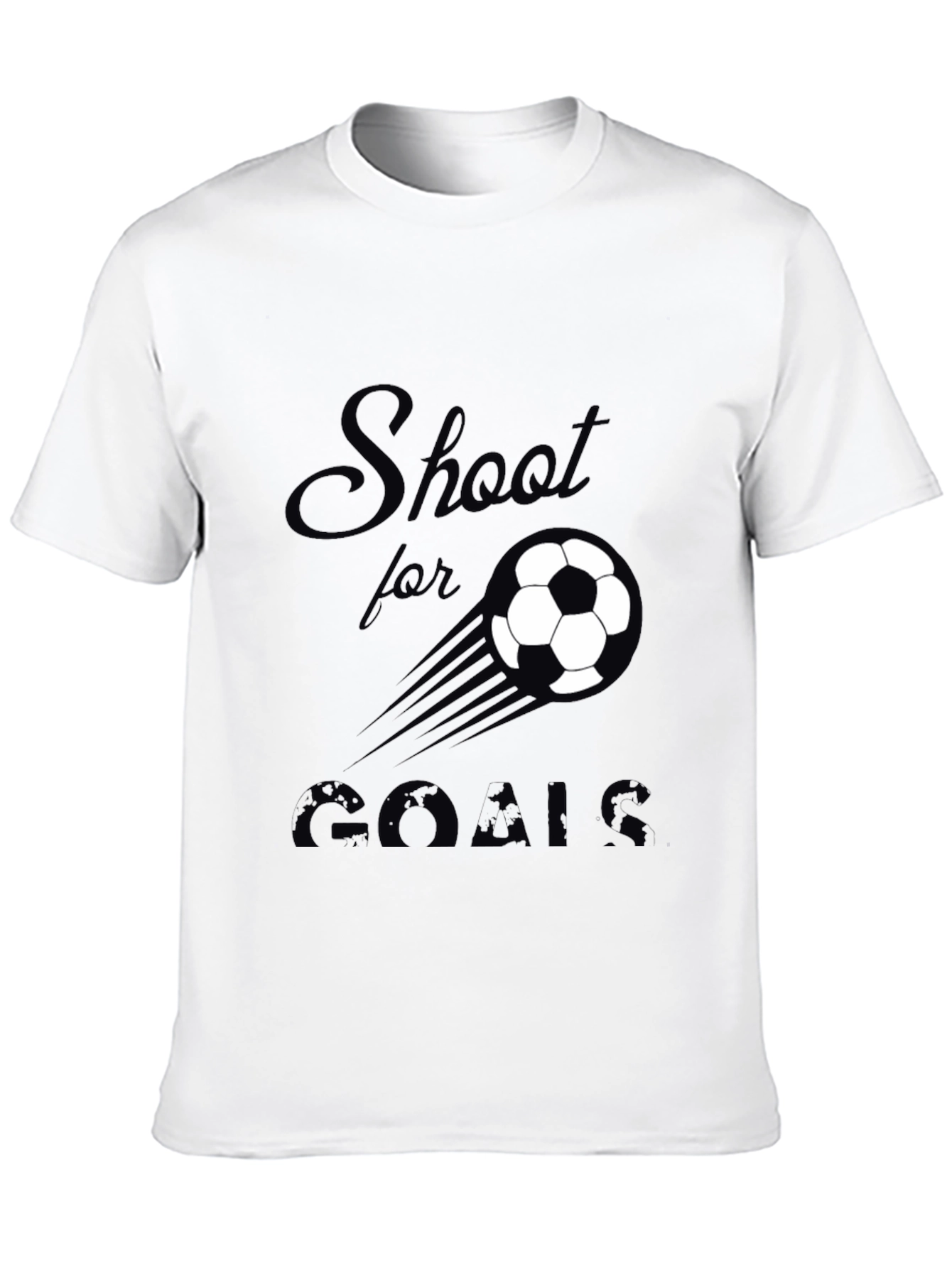 Shoot for GOALS Soccer Graphic T-Shirt