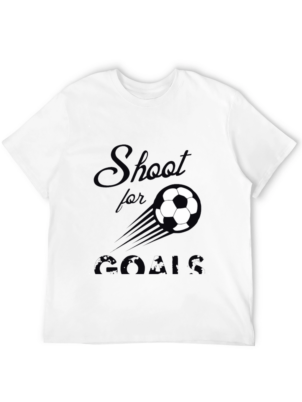 Shoot for GOALS Soccer Graphic T-Shirt