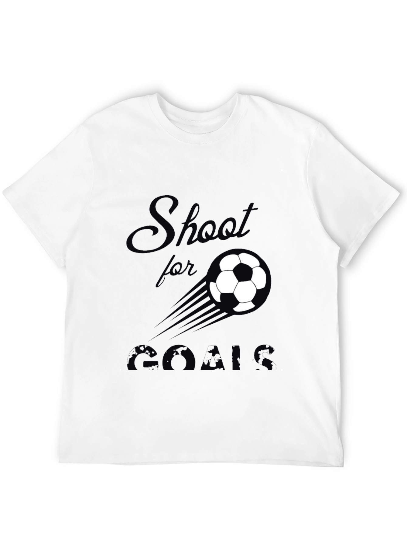 Shoot for GOALS Soccer Graphic T-Shirt