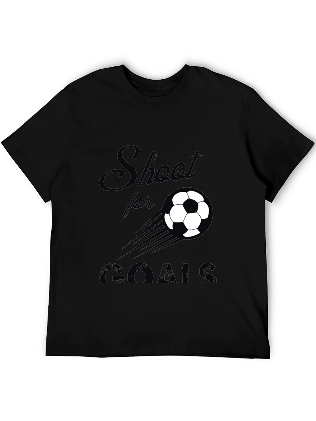 Shoot for GOALS Soccer Graphic T-Shirt