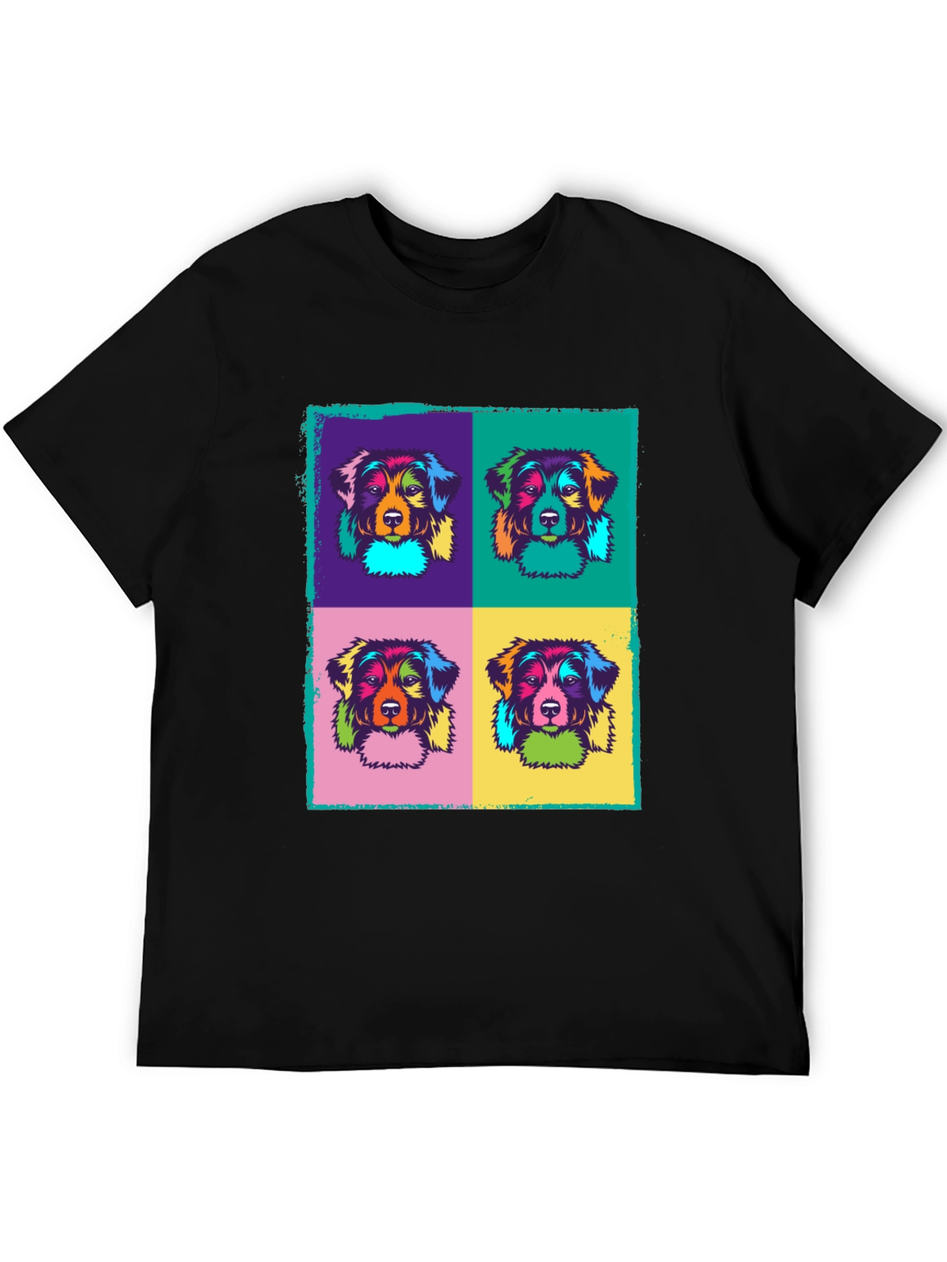 Pop Art Dog Graphic T-Shirt