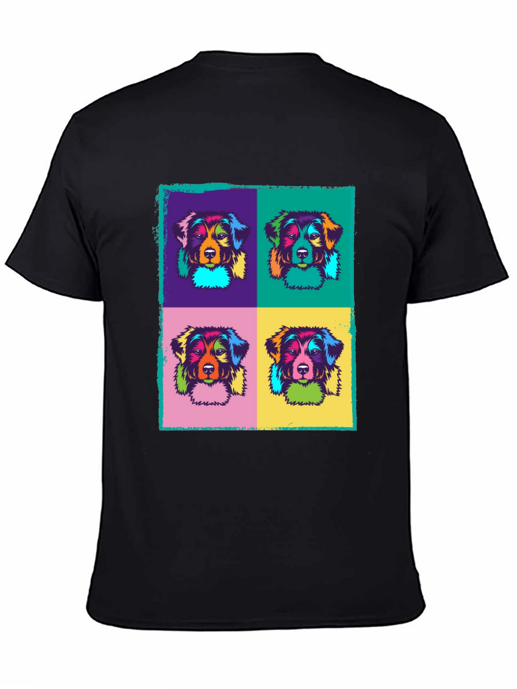 Pop Art Dog Graphic T-Shirt