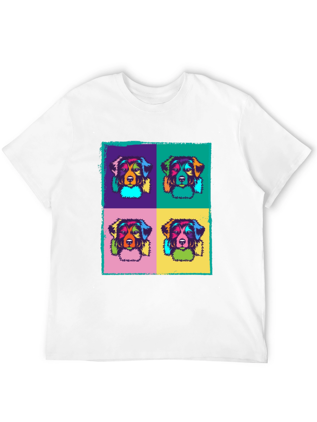 Pop Art Dog Graphic T-Shirt