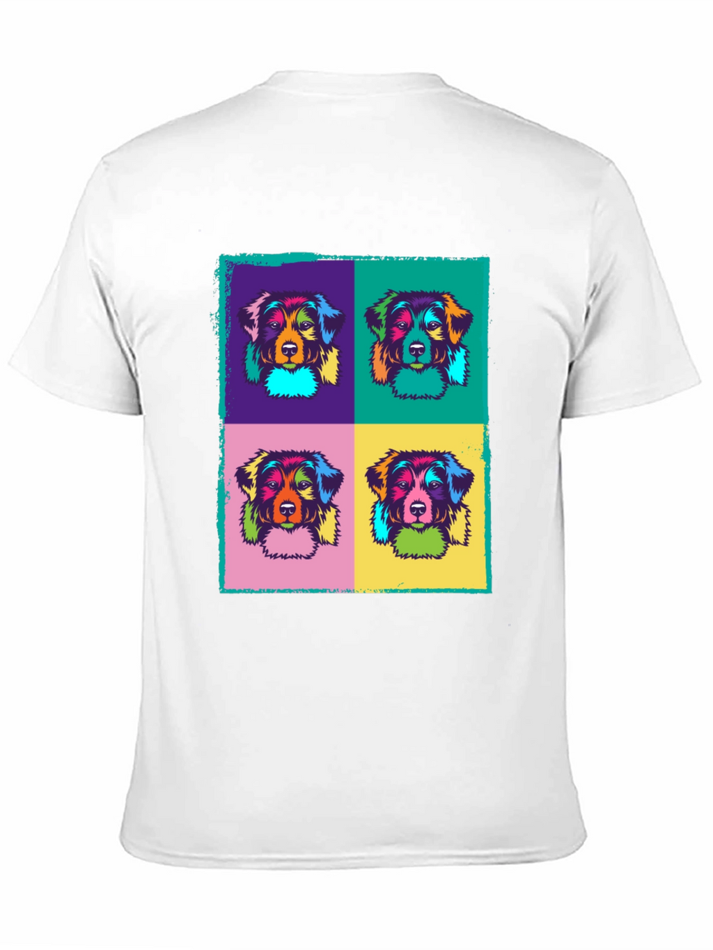 Pop Art Dog Graphic T-Shirt
