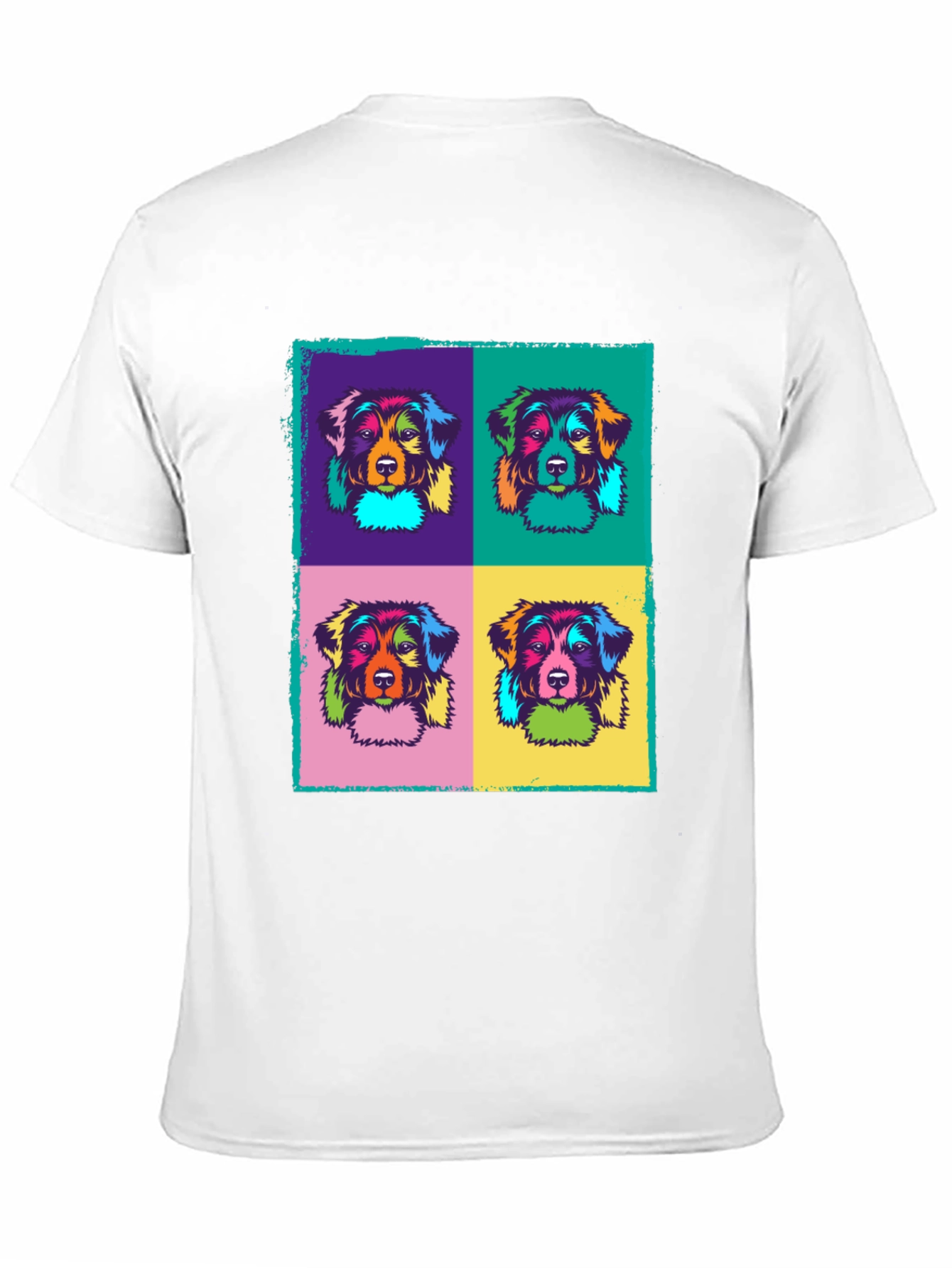 Pop Art Dog Graphic T-Shirt