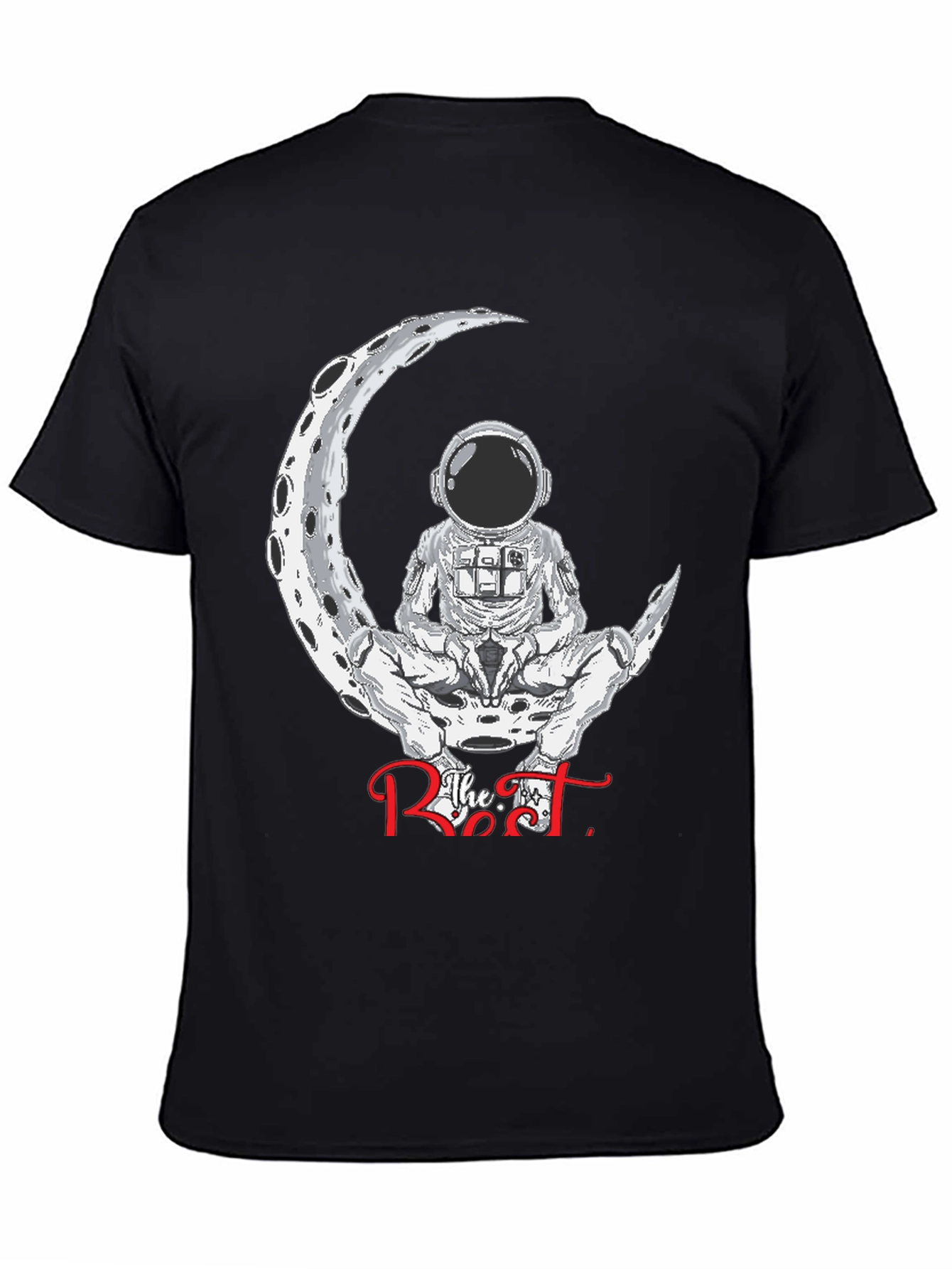 Astronaut Moon Rest T-Shirt - Stylish Space Design