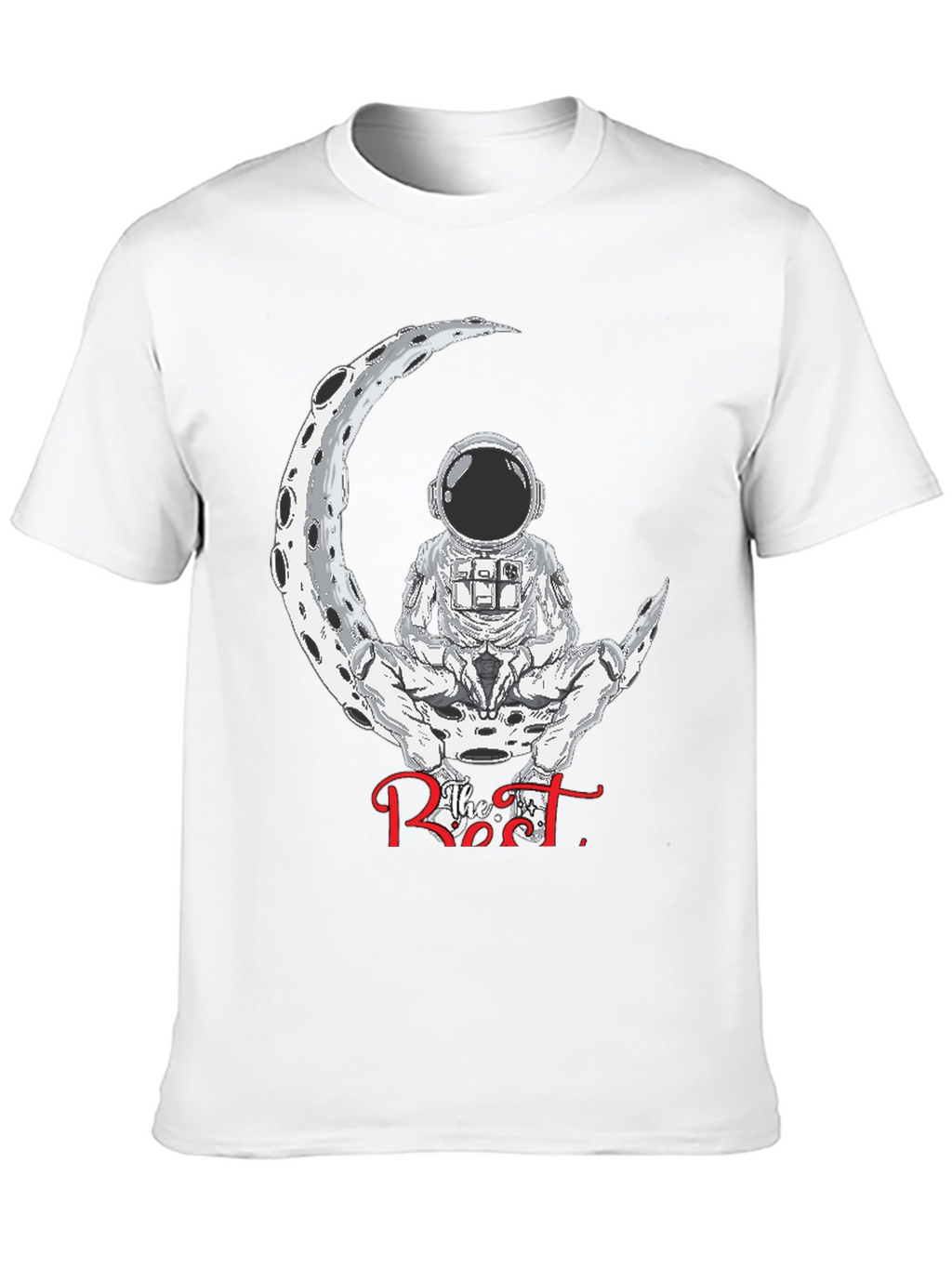 Astronaut Moon Rest T-Shirt - Stylish Space Design