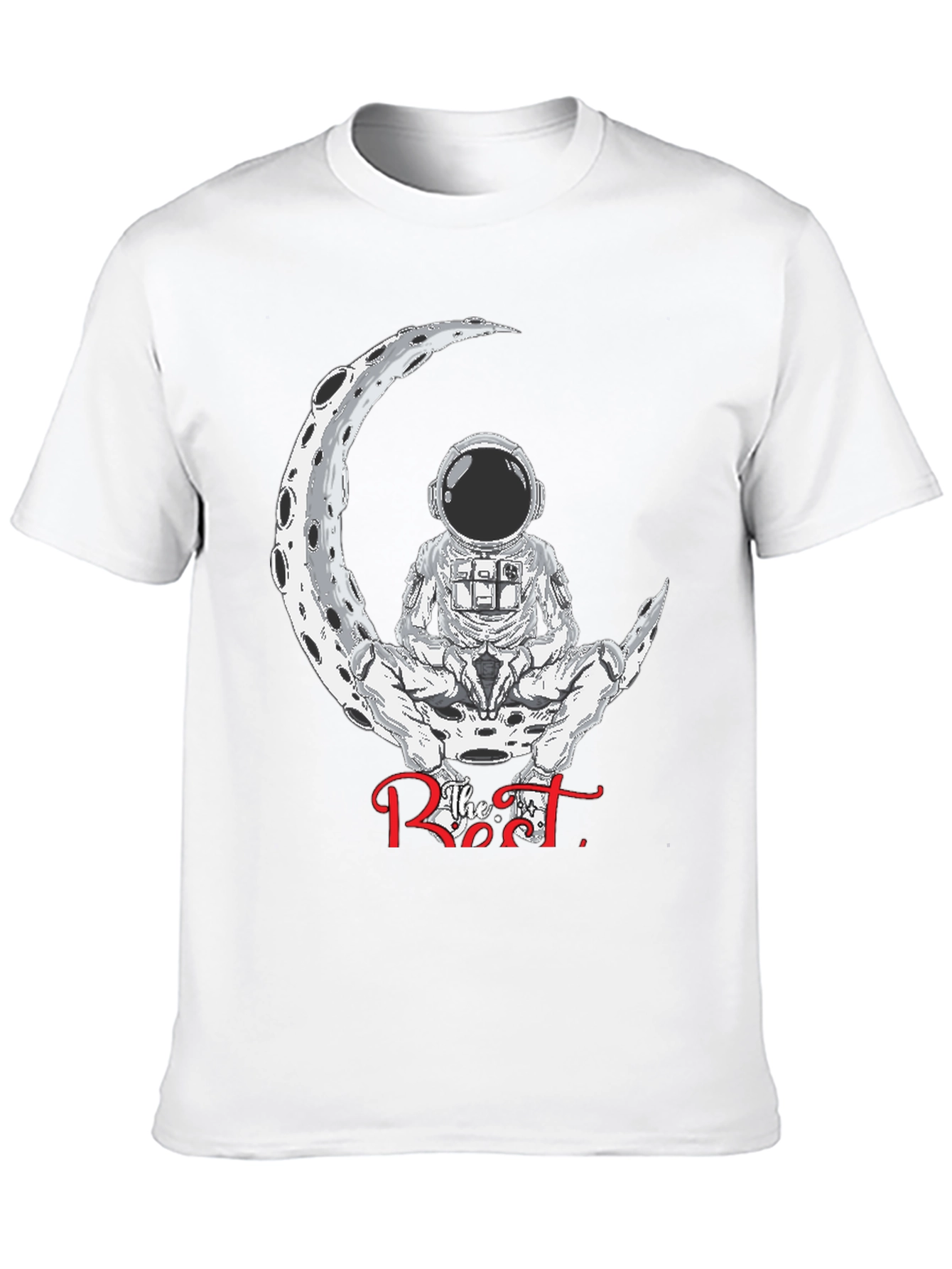 Astronaut Moon Rest T-Shirt - Stylish Space Design