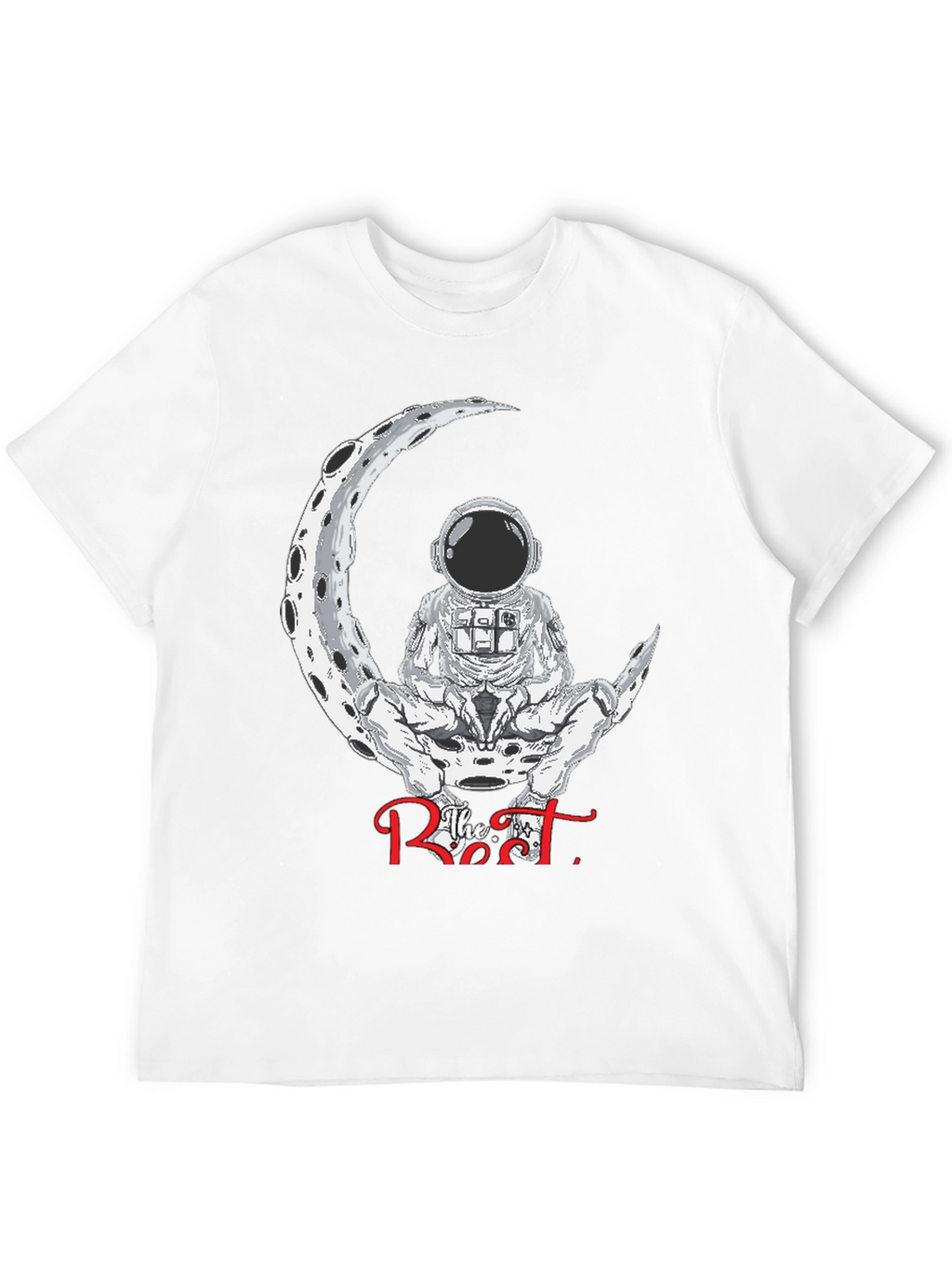 Astronaut Moon Rest T-Shirt - Stylish Space Design