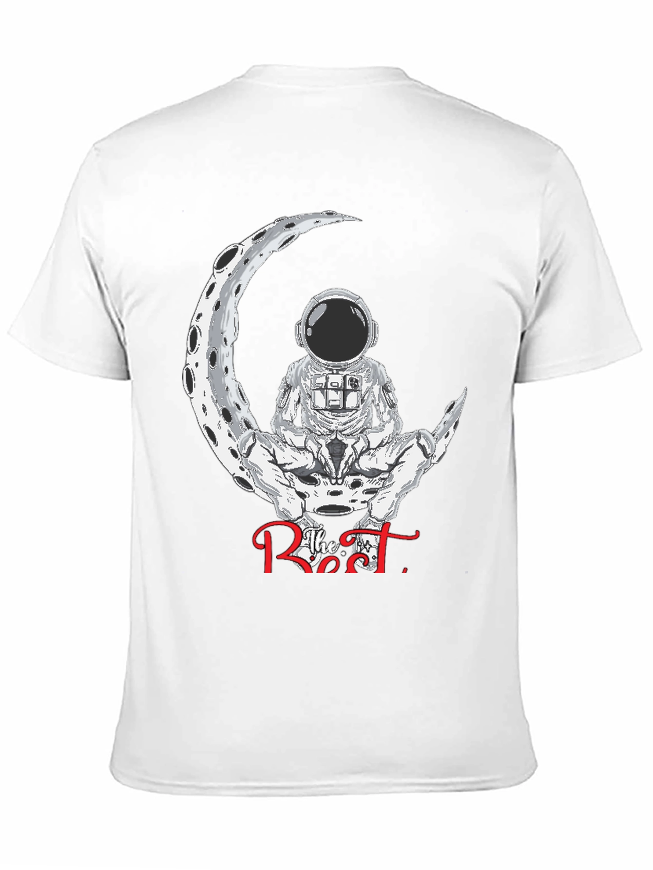 Astronaut Moon Rest T-Shirt - Stylish Space Design