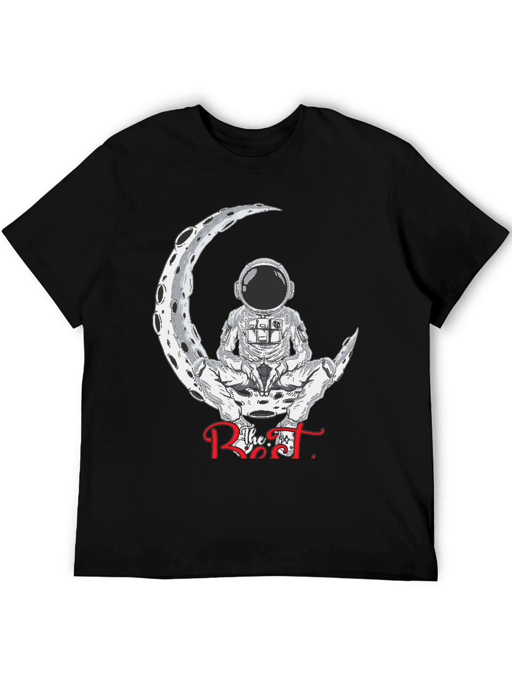 Astronaut Moon Rest T-Shirt - Stylish Space Design