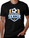 Championship Soccer Black T-Shirt