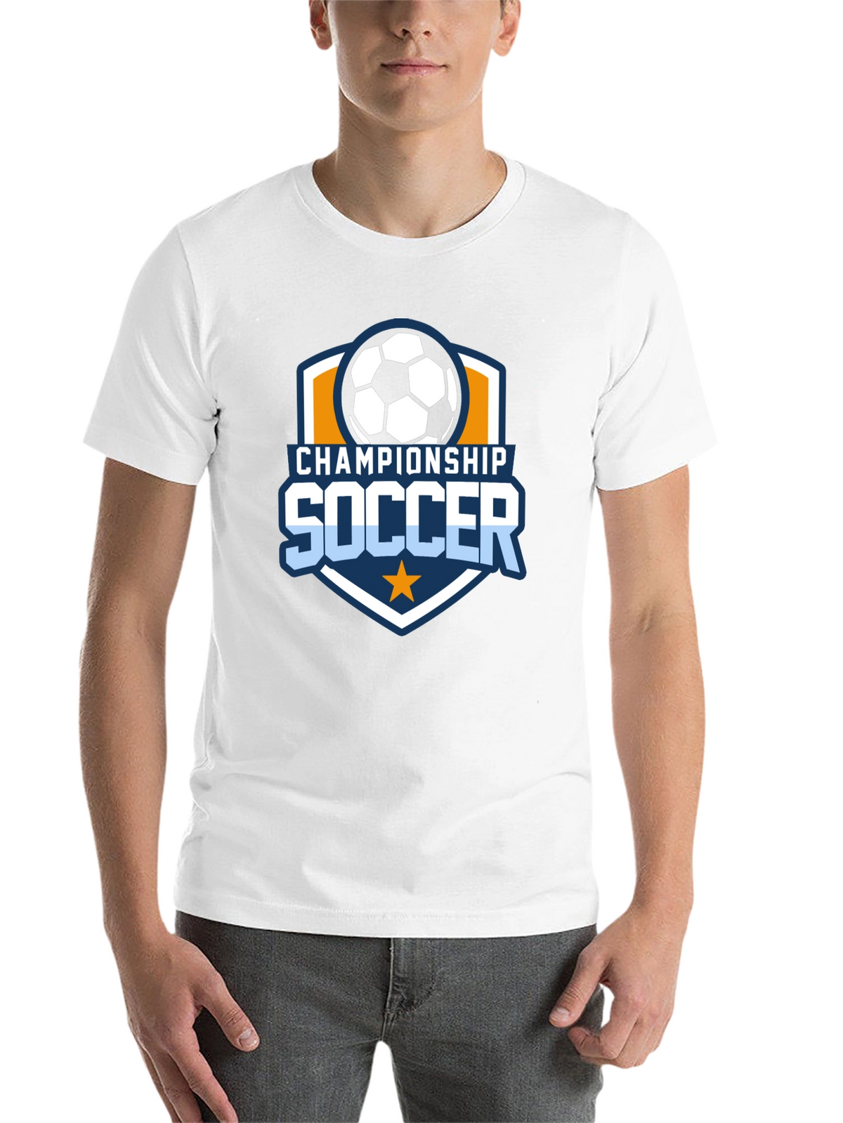 Championship Soccer Black T-Shirt