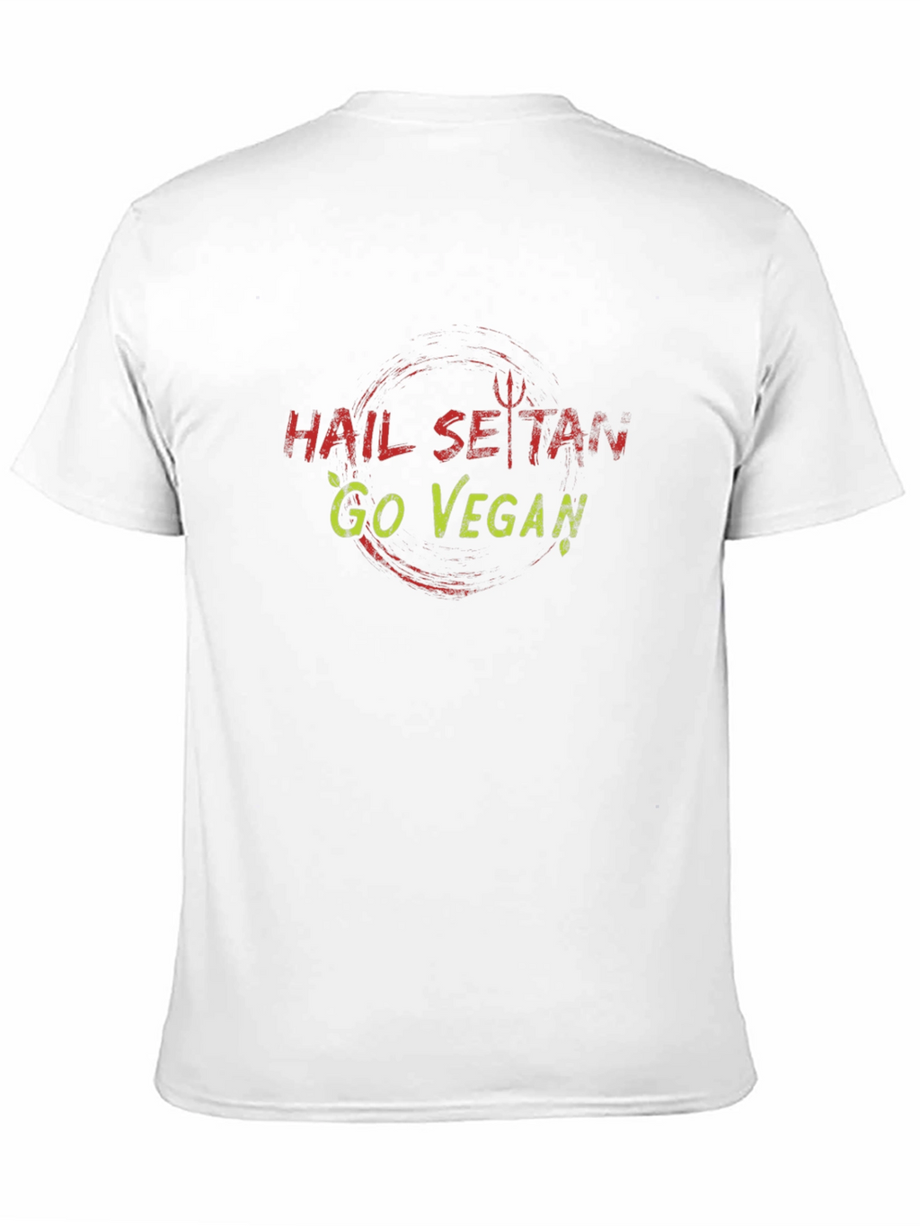 Hail Seitan Go Vegan Graphic Tee - Black