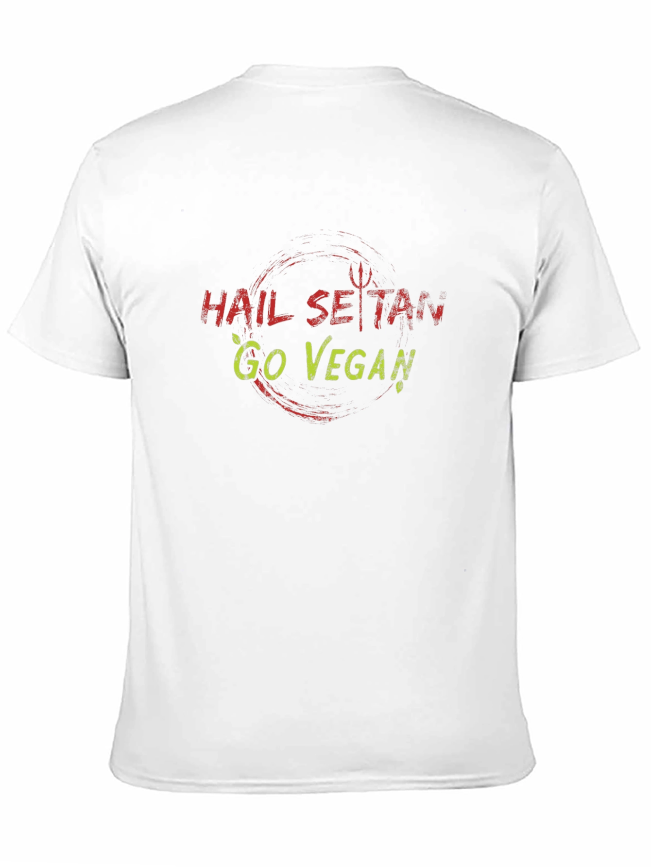 Hail Seitan Go Vegan Graphic Tee - Black