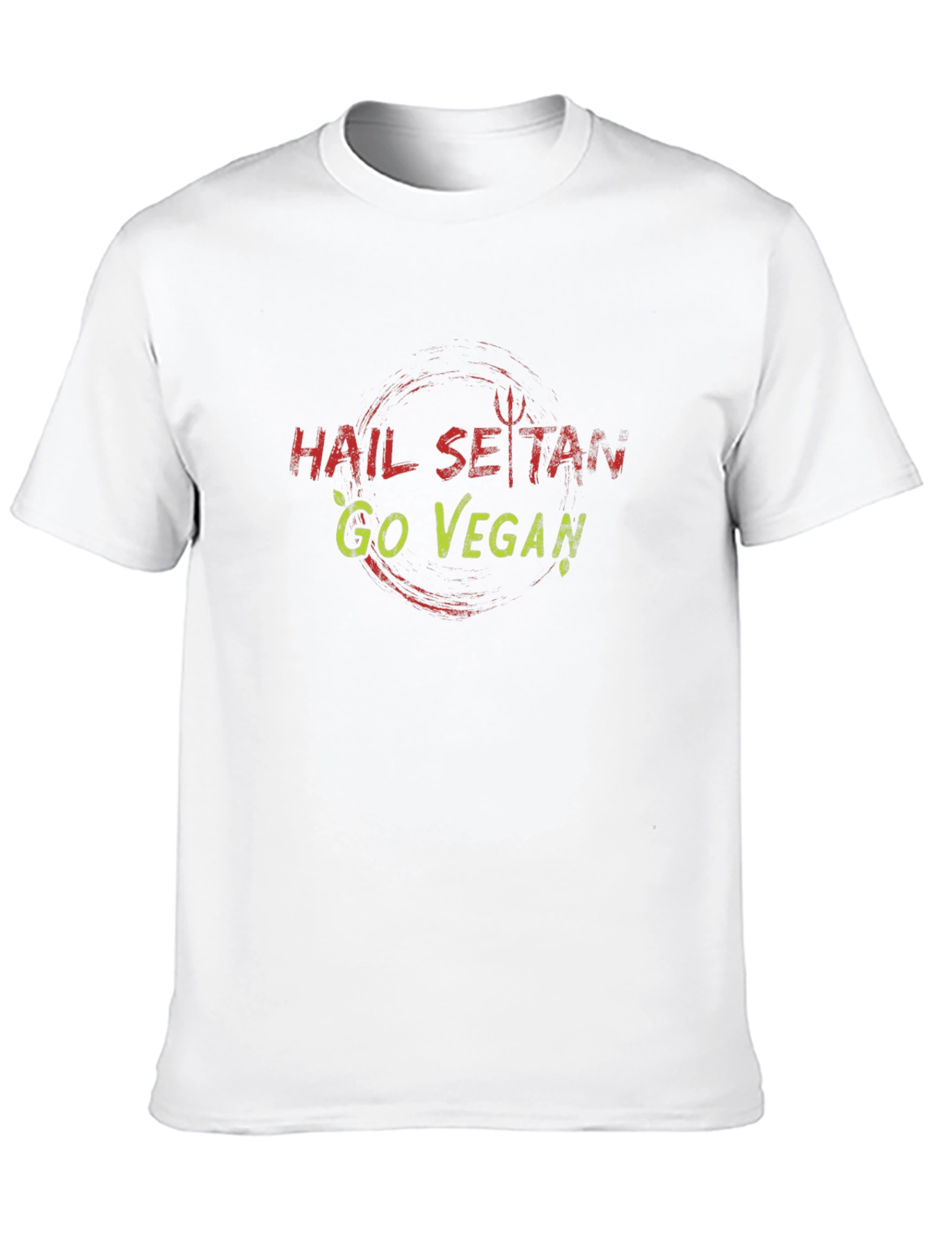 Hail Seitan Go Vegan Graphic Tee - Black