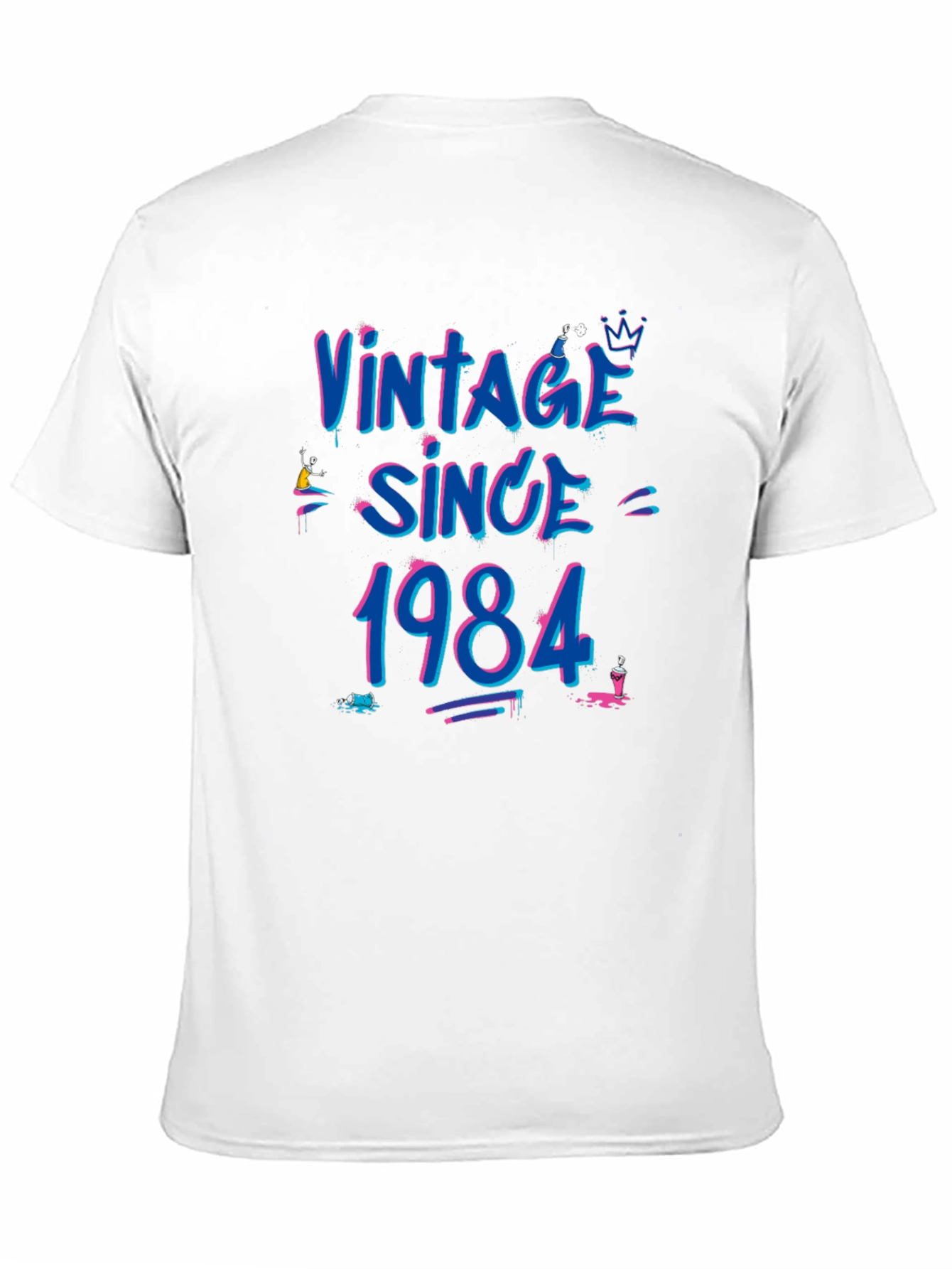 Vintage Since 1984 Black T-Shirt