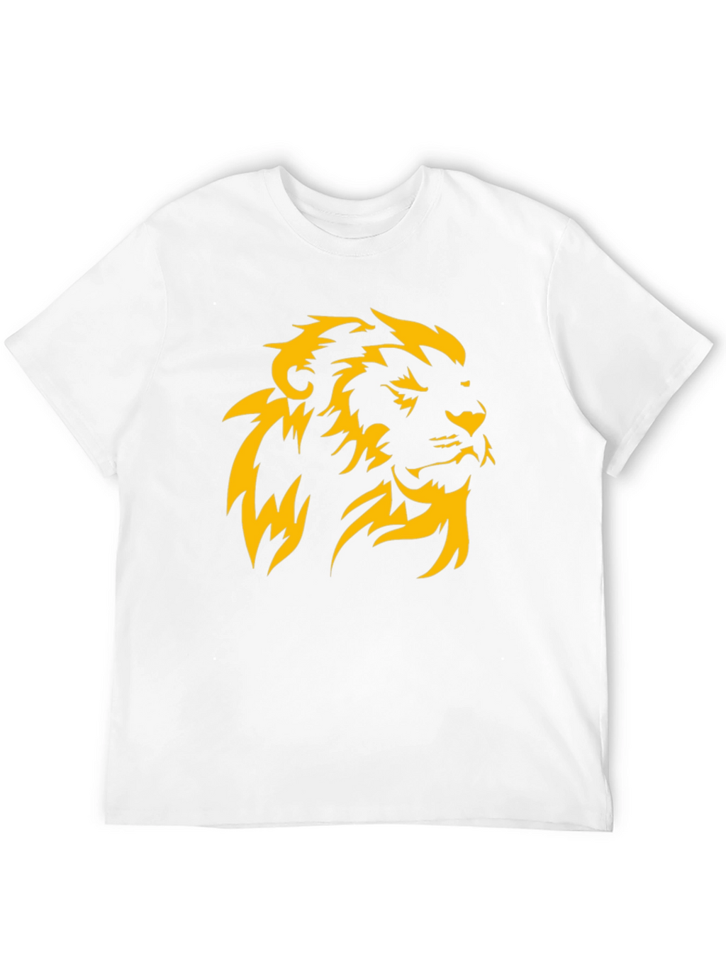 Lion Head Graphic Black T-Shirt