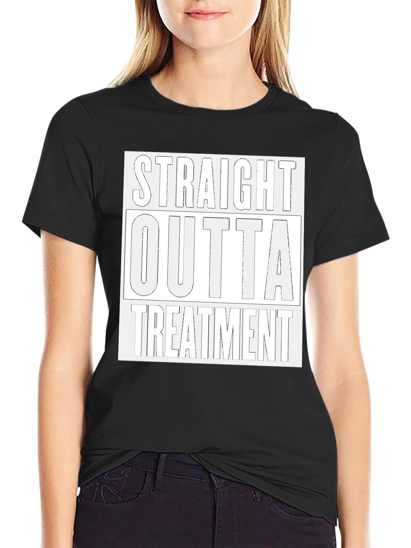 Straight Outta Treatment Graphic T-Shirt