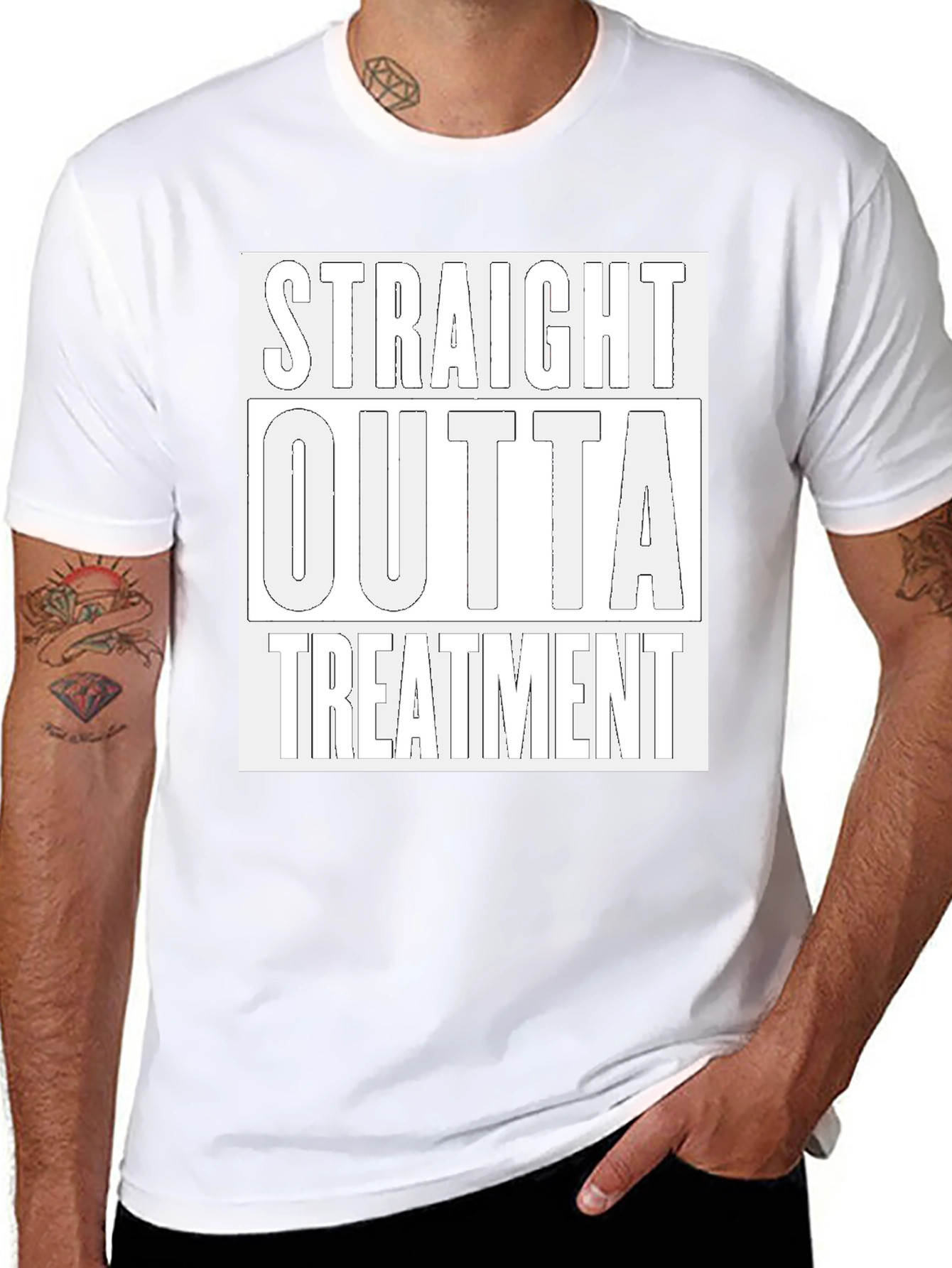 Straight Outta Treatment Graphic T-Shirt