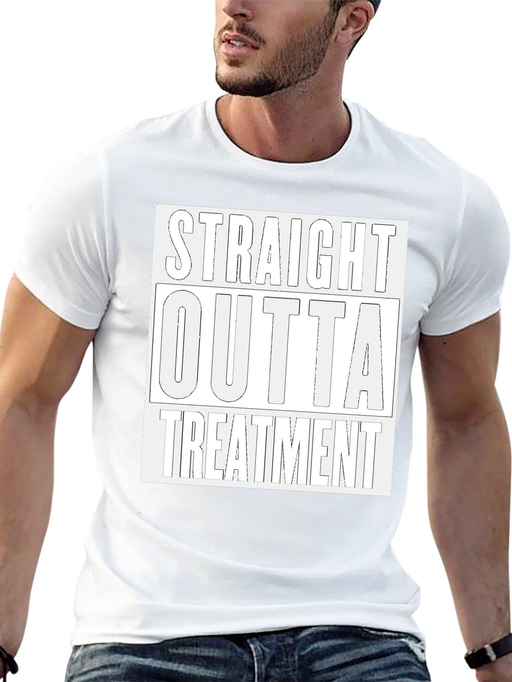 Straight Outta Treatment Graphic T-Shirt