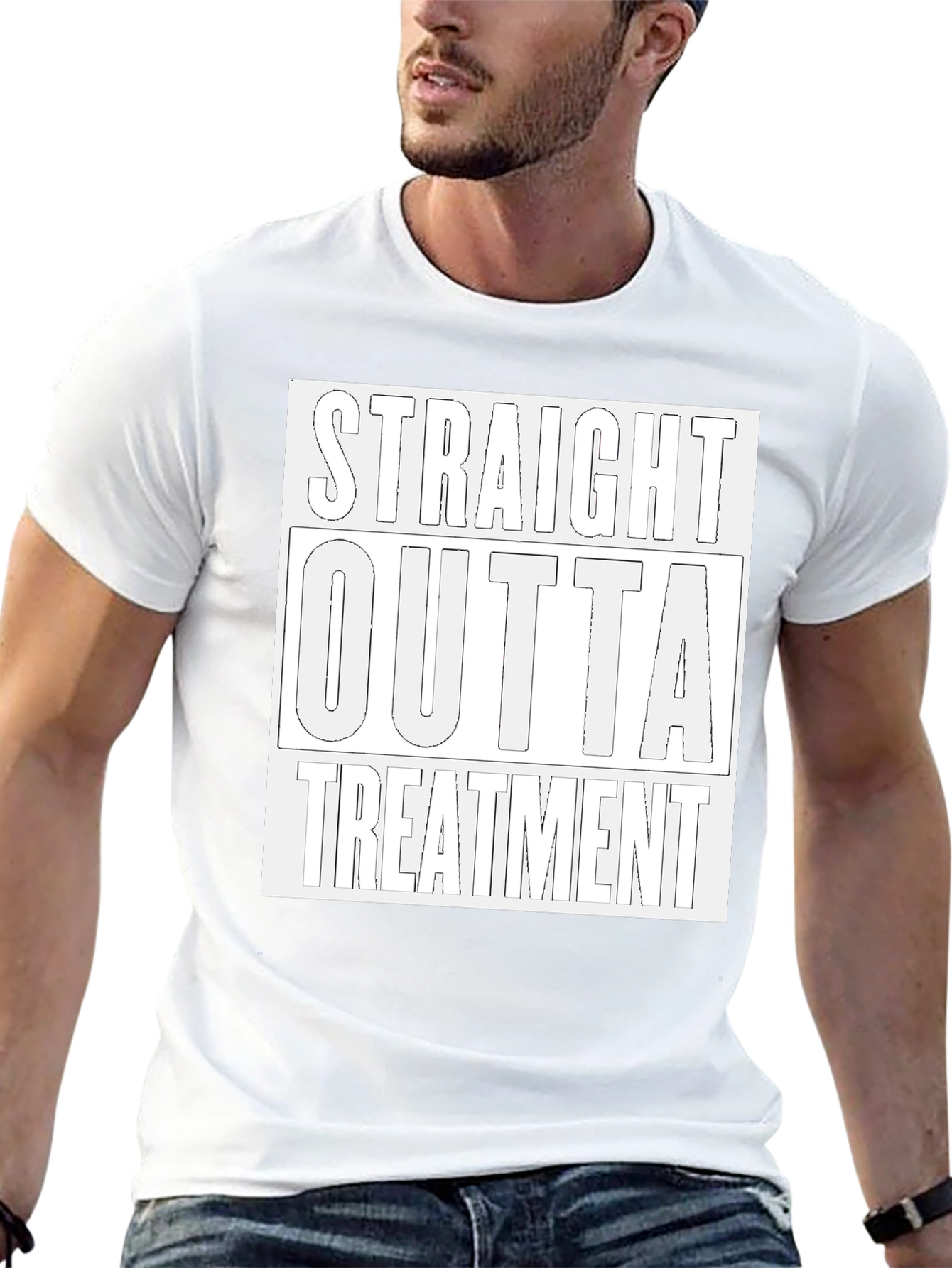 Straight Outta Treatment Graphic T-Shirt