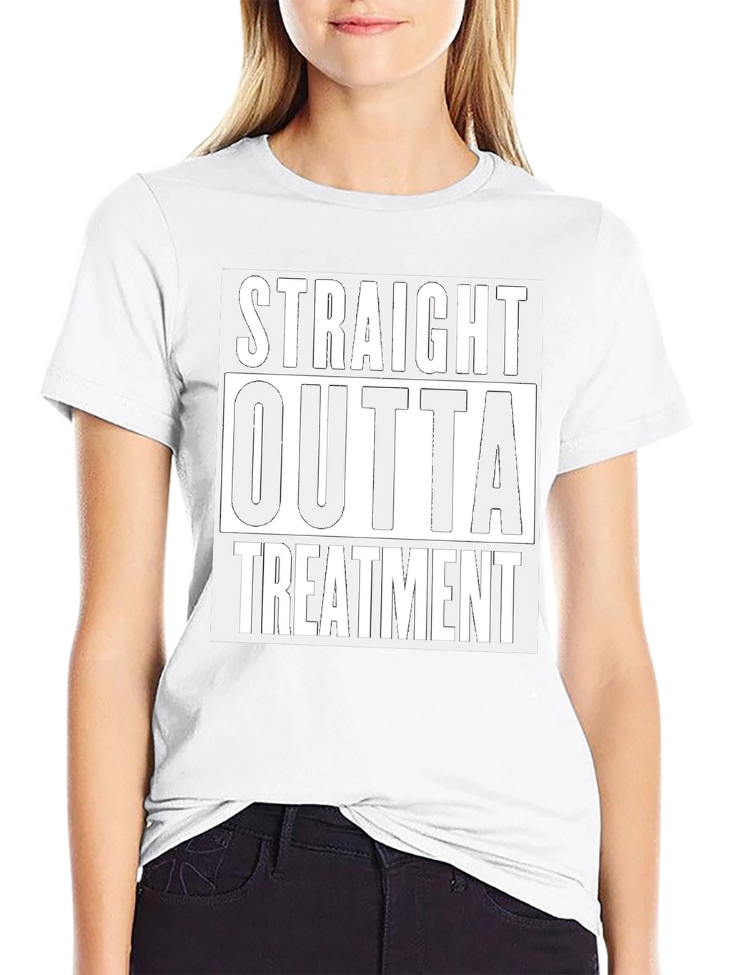 Straight Outta Treatment Graphic T-Shirt