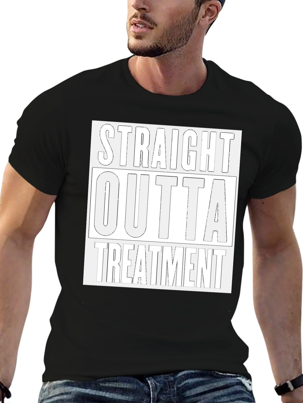 Straight Outta Treatment Graphic T-Shirt