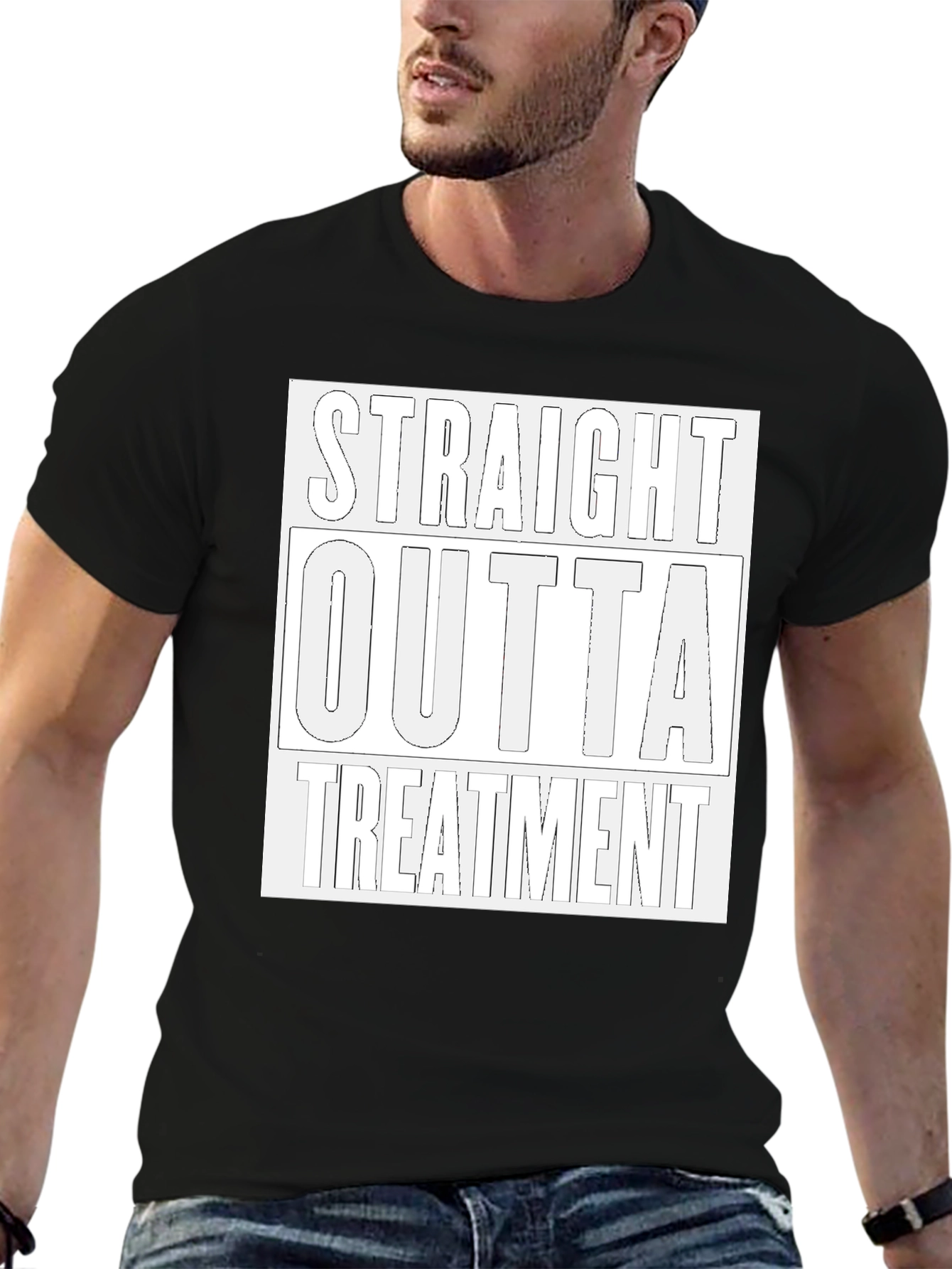 Straight Outta Treatment Graphic T-Shirt