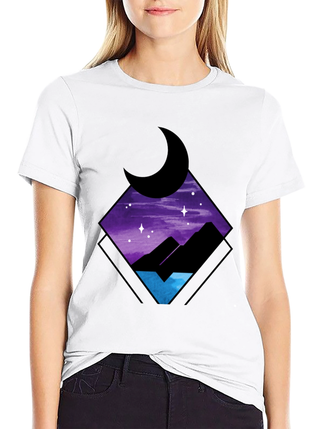 Nightscape Graphic Tee - Stylish Comfort