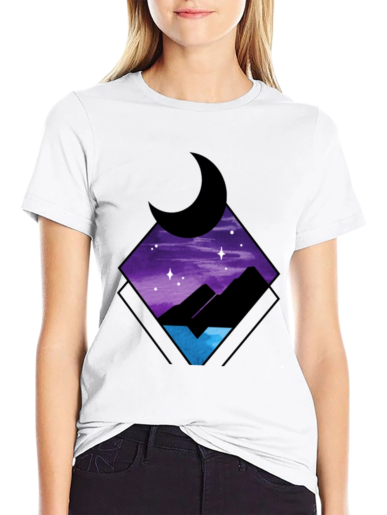 Nightscape Graphic Tee - Stylish Comfort