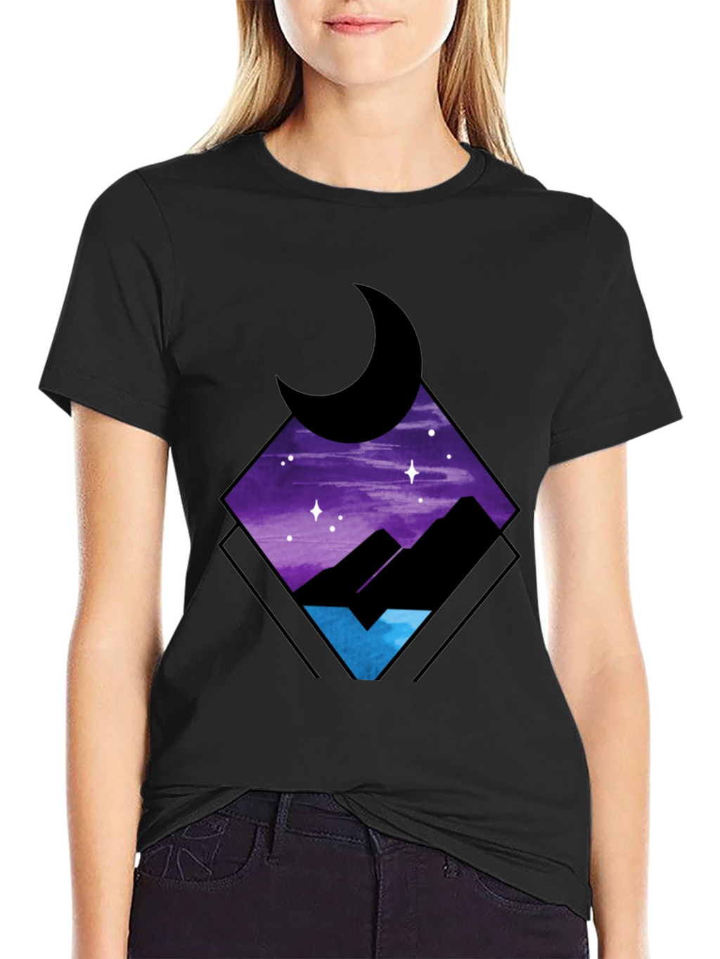 Nightscape Graphic Tee - Stylish Comfort
