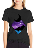 Nightscape Graphic Tee - Stylish Comfort