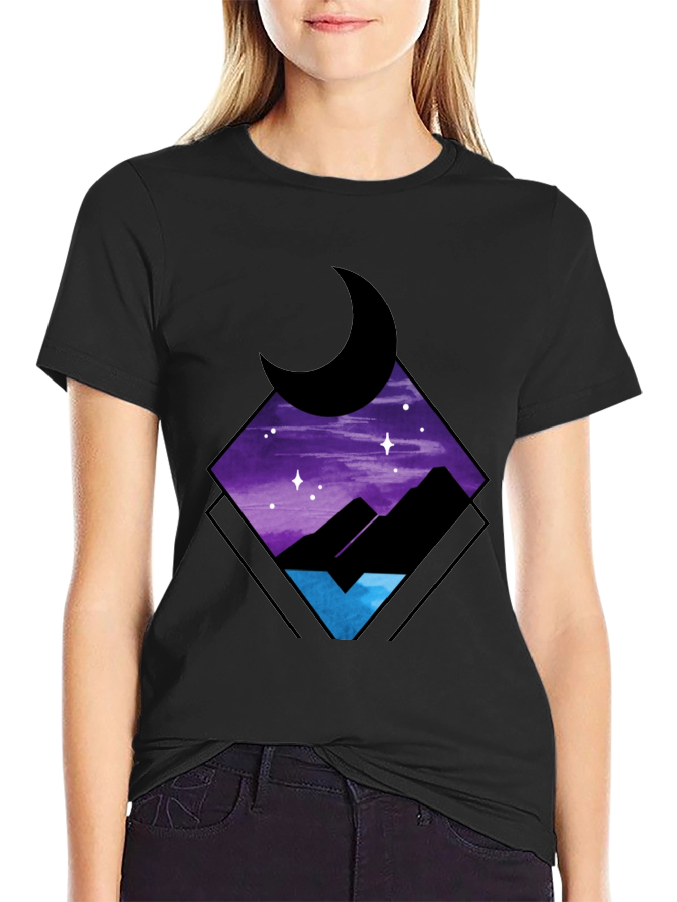Nightscape Graphic Tee - Stylish Comfort