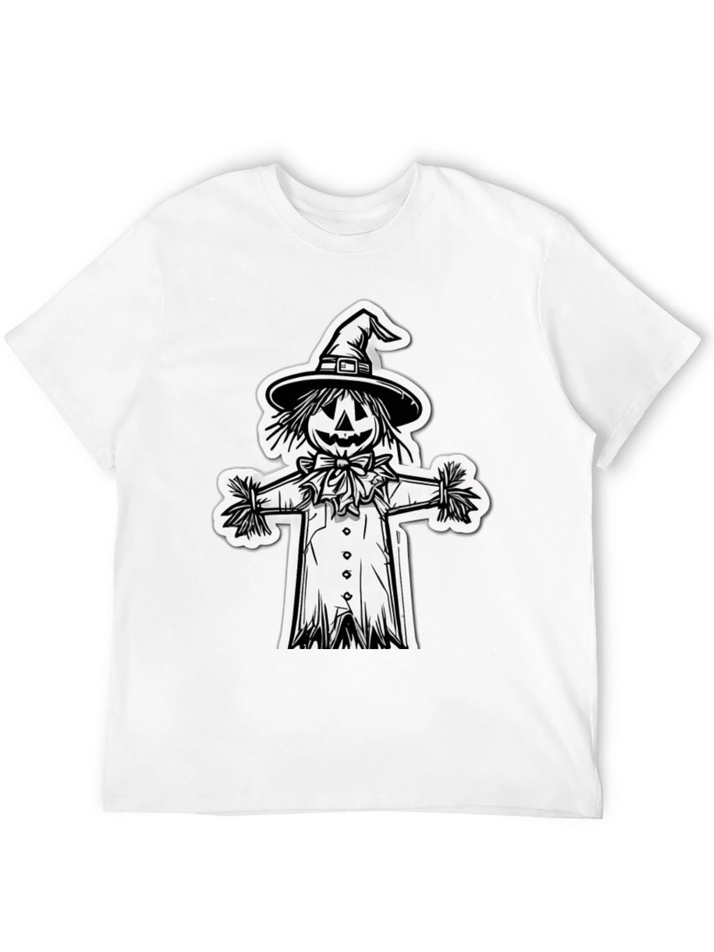 Scarecrow Graphic Tee - Halloween Ready!