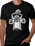 Scarecrow Graphic Tee - Halloween Ready!