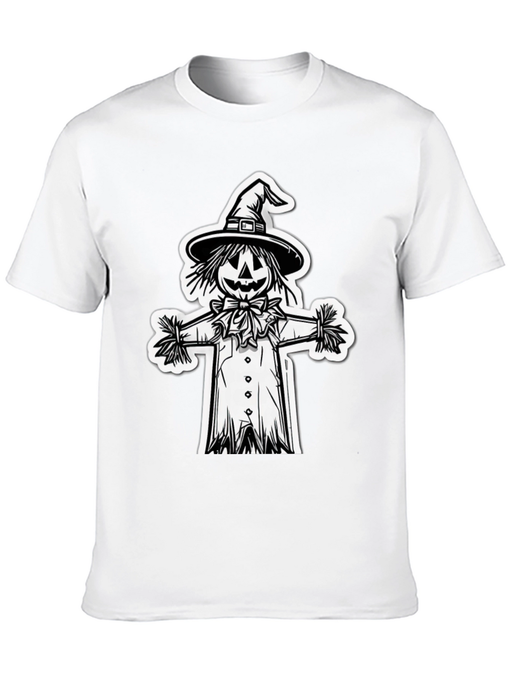 Scarecrow Graphic Tee - Halloween Ready!