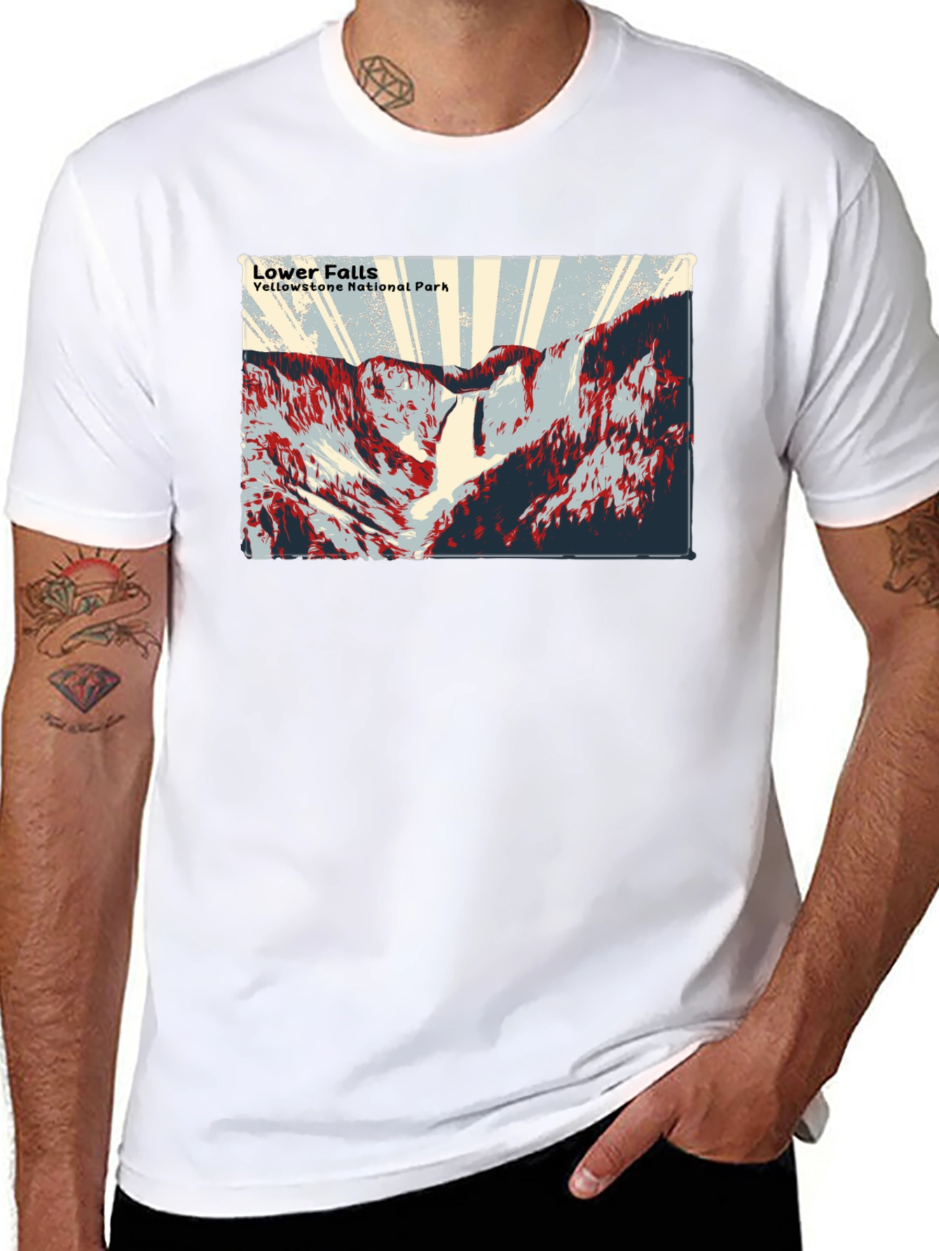 Lower Falls Yellowstone National Park T-Shirt