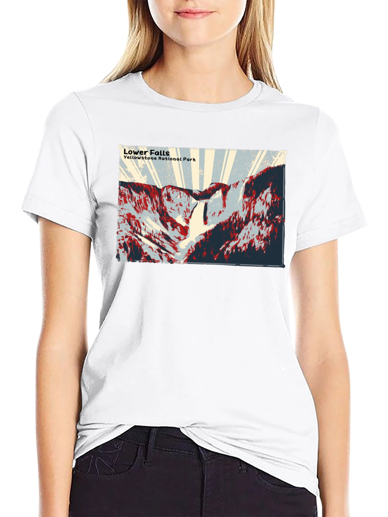 Lower Falls Yellowstone National Park T-Shirt