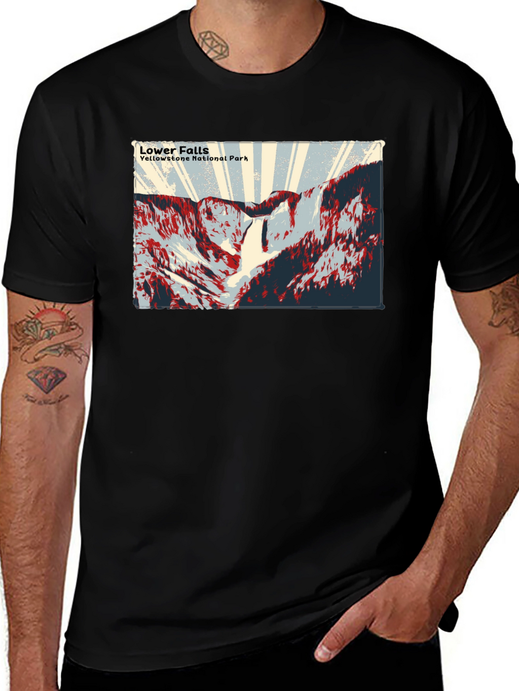 Lower Falls Yellowstone National Park T-Shirt