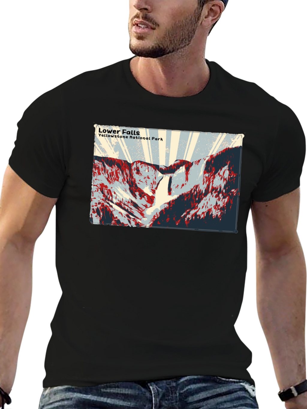 Lower Falls Yellowstone National Park T-Shirt