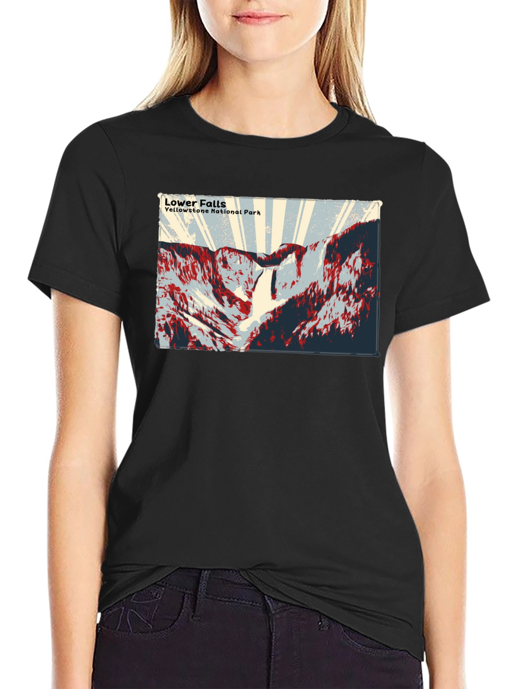 Lower Falls Yellowstone National Park T-Shirt