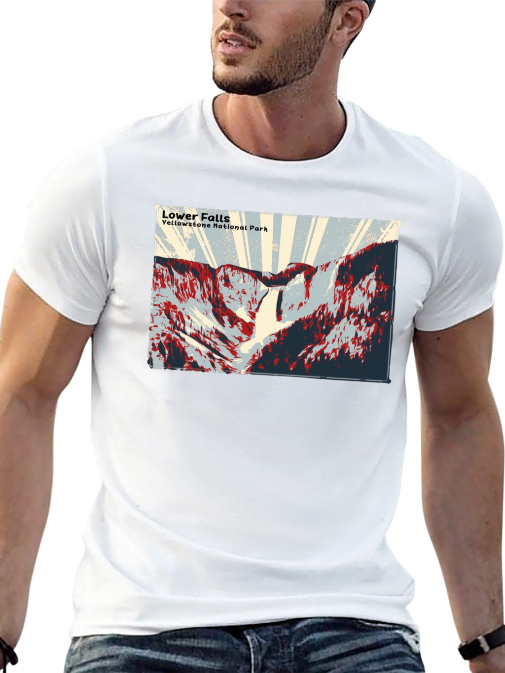Lower Falls Yellowstone National Park T-Shirt