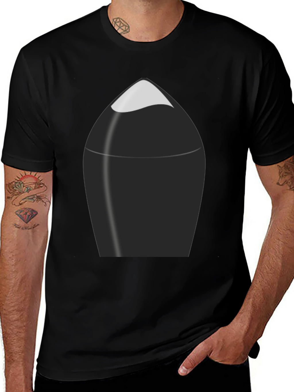 Sleek Rocket Graphic Tee - Modern Design