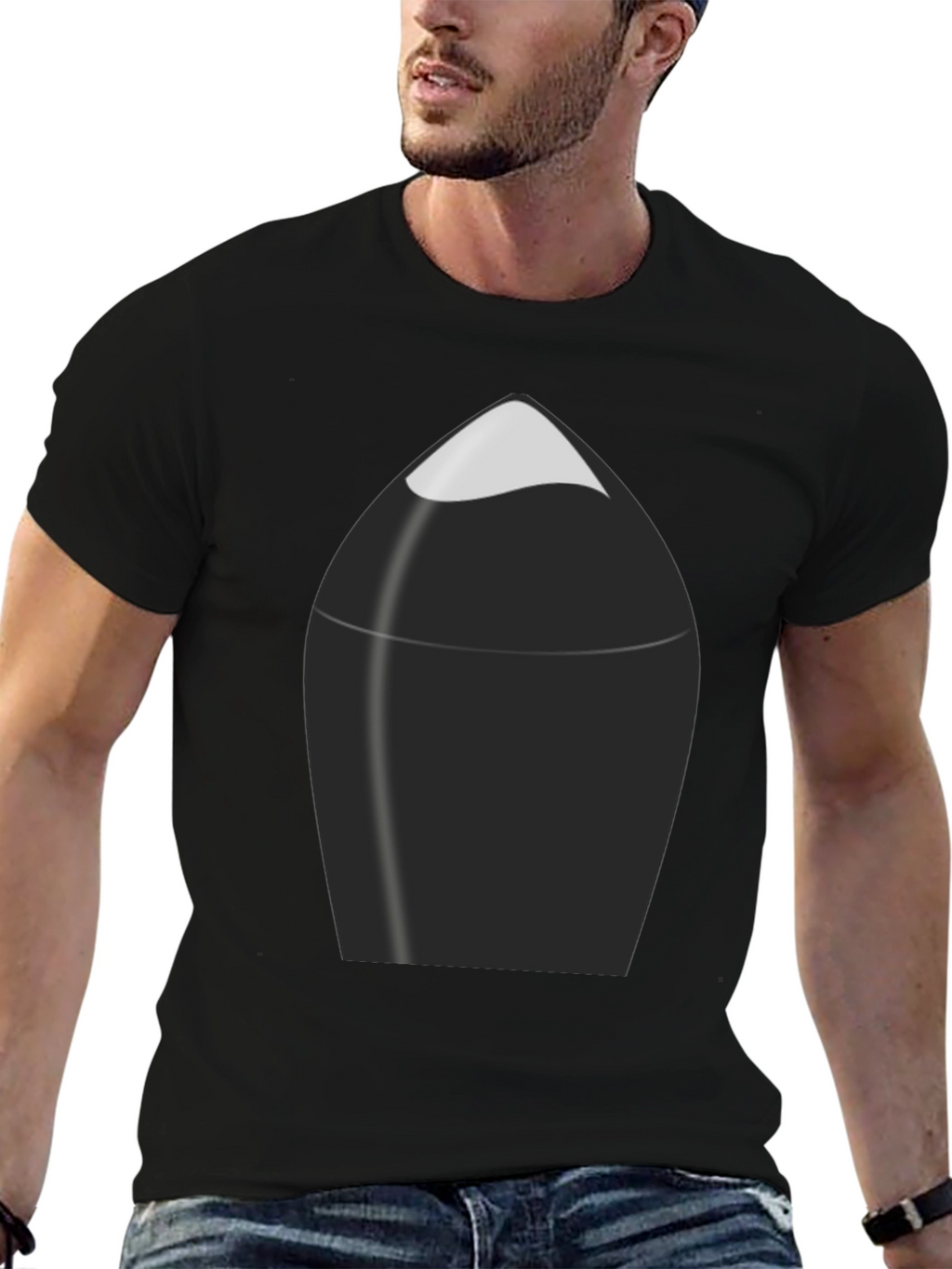 Sleek Rocket Graphic Tee - Modern Design