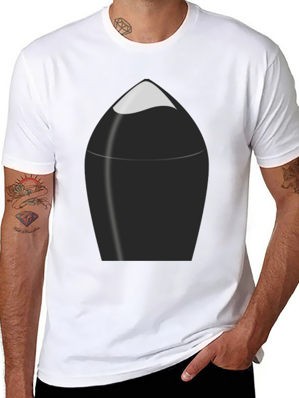 Sleek Rocket Graphic Tee - Modern Design