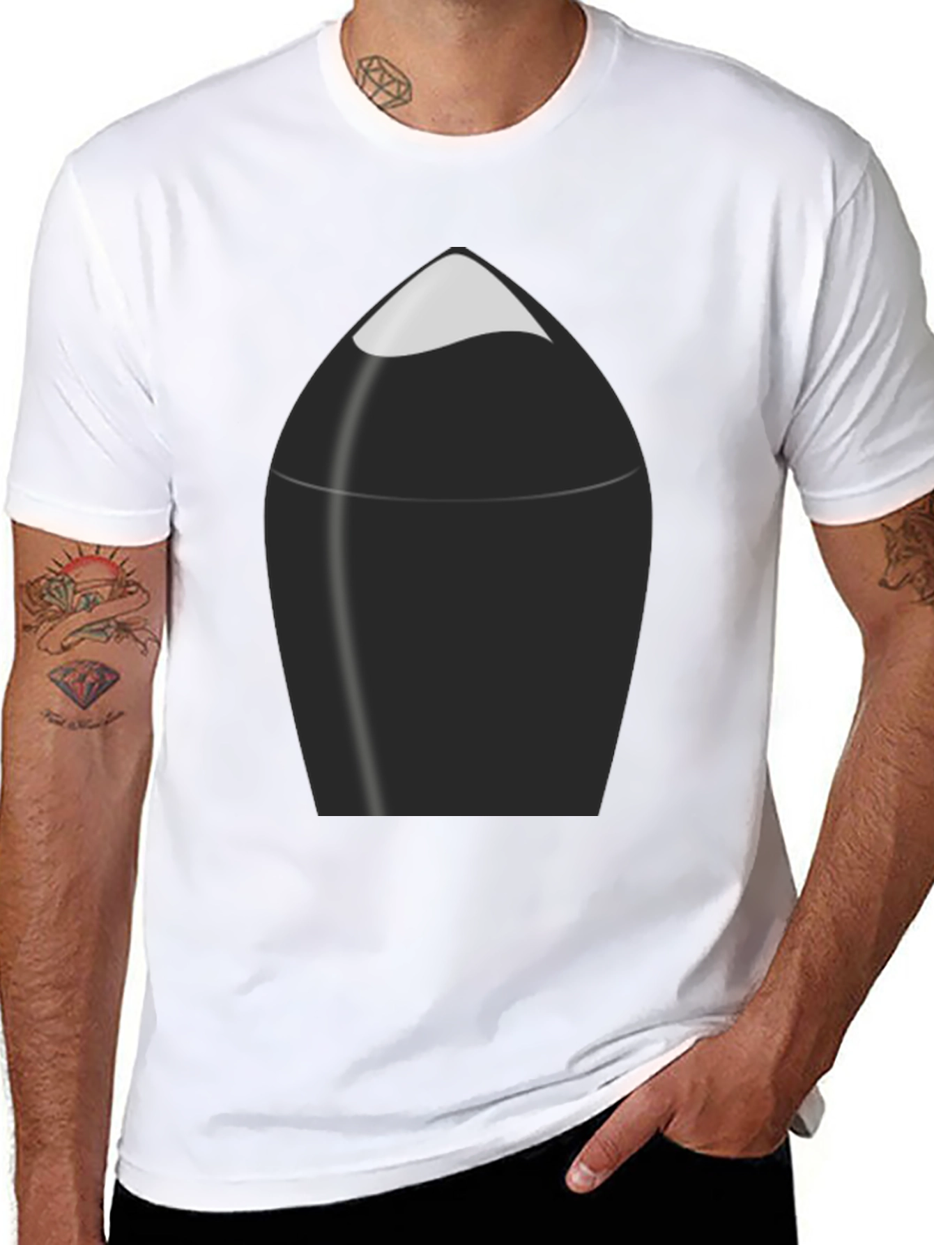 Sleek Rocket Graphic Tee - Modern Design